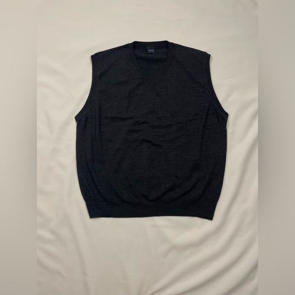 Lot Men’s Cashmere Wool V-neck Sleeveless - Picture 9 of 9